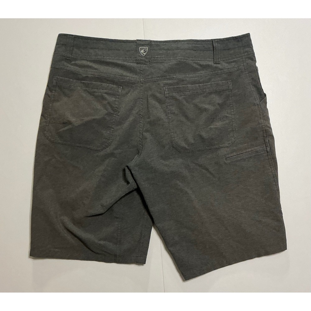 Kuhl Renegade Mens 36 Shorts Charcoal Gray Hiking Travel Quick Dry Technical - Picture 2 of 8